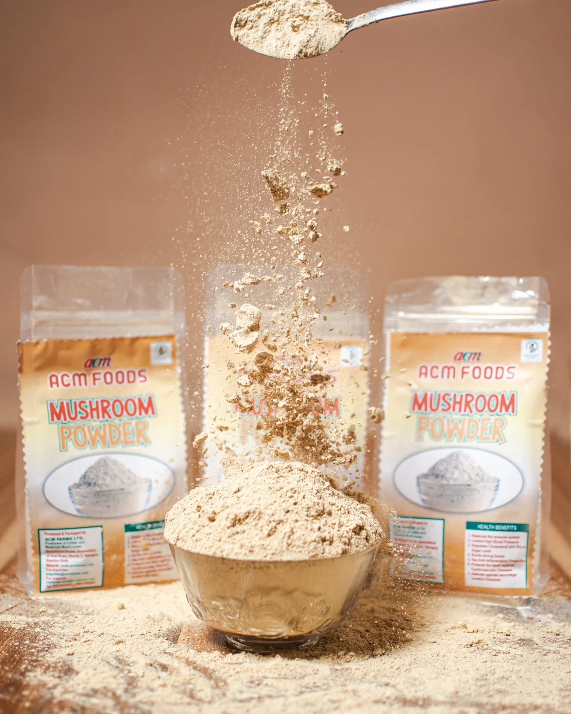 ACM Foods Mushroom Powder original product photograph